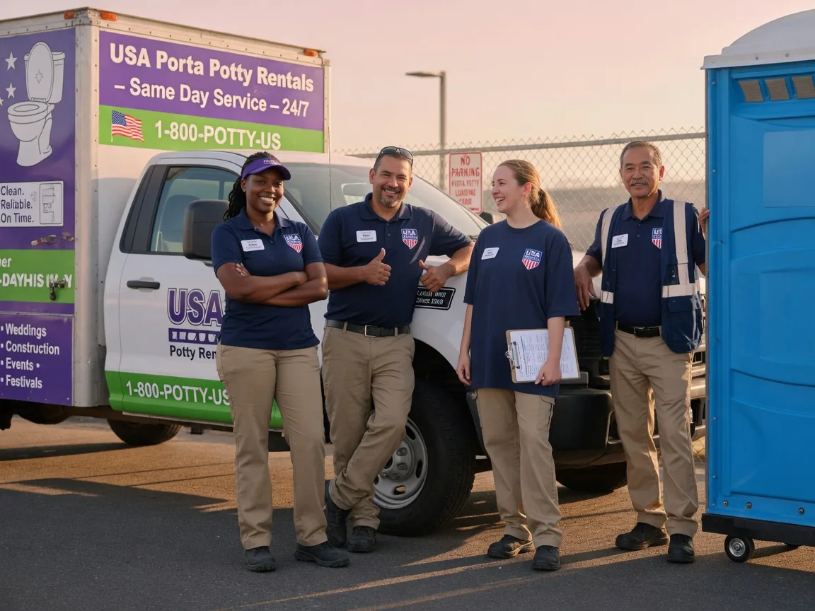 Porta Potty Rental company in Hamilton, IL